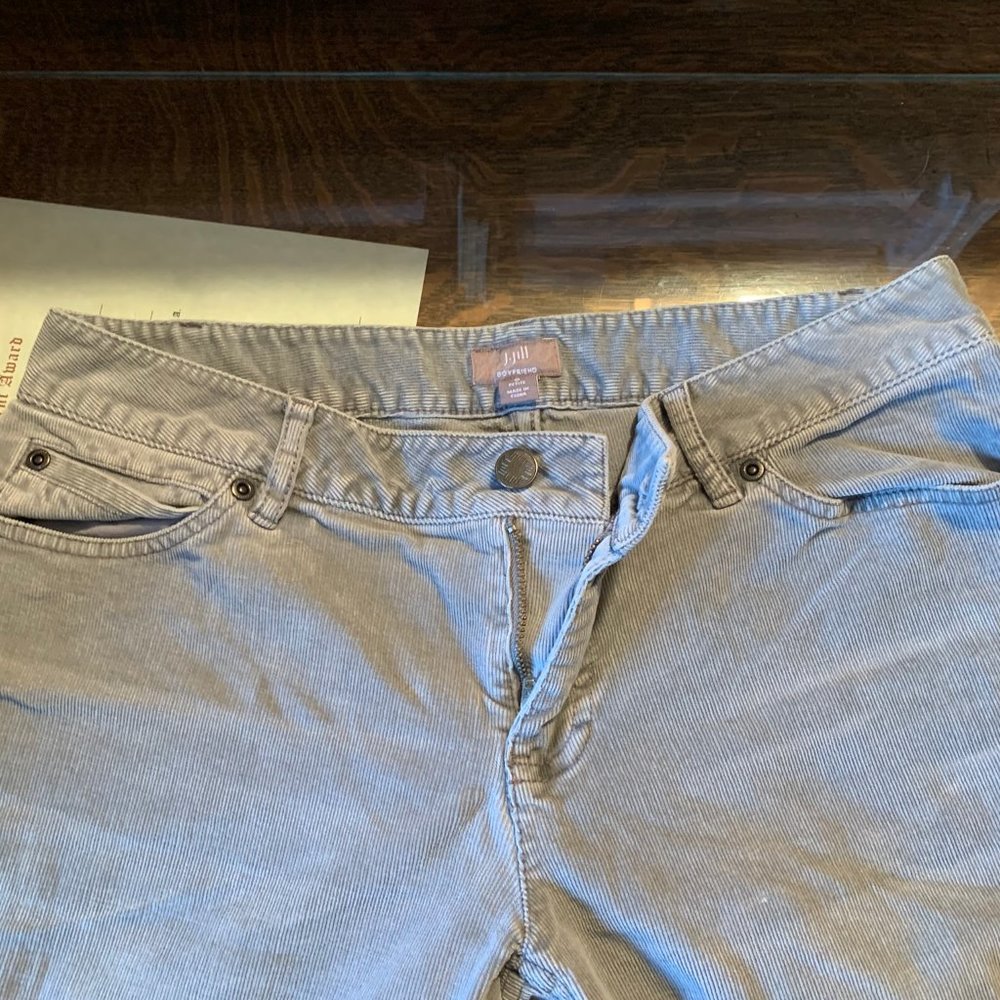 J. Jill grey corduroy size 6P